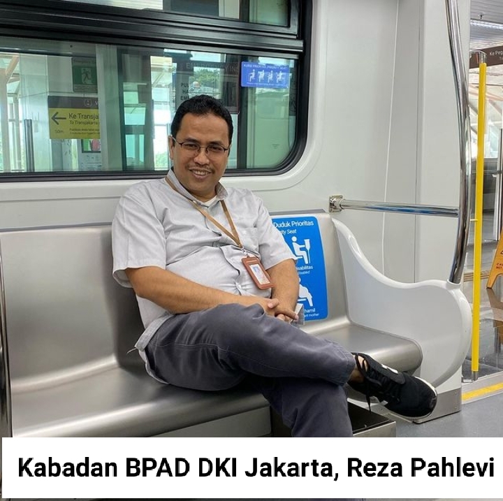Kabadan BPAD Pemprov DKI Jakarta, Reza Pahlevi