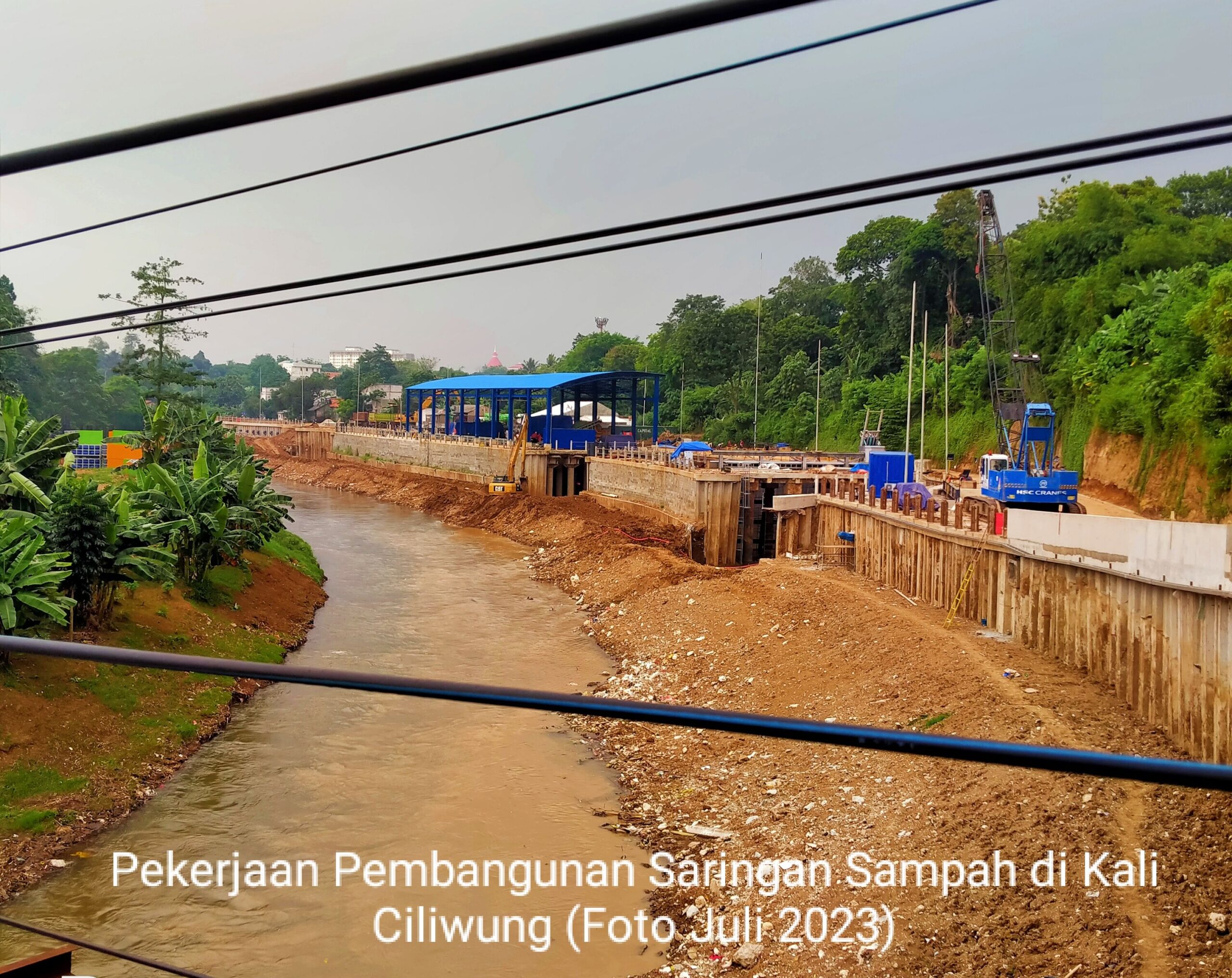 Pekeejaan Pembangunan saringan Sampah Pada Segmen