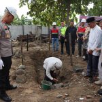 Peletakan Batu Pertama Mapolsek Kangkung, Polres Kendal