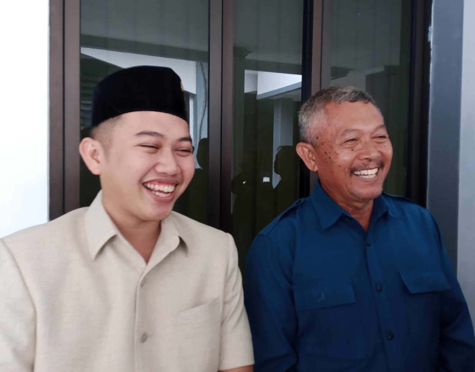 Foto: H. Tardi anggota Komisi B DPRD Kendal dari Fraksi Partai Golkar/kanan, dan Anggota Komisi B DPRD Kabupaten Kendal, Muhammad Iqbal Adila
