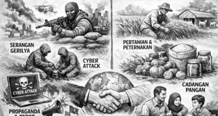 ilustrasi: Fenomena Perang Asimetris Pentingnya Swasembada Pangan